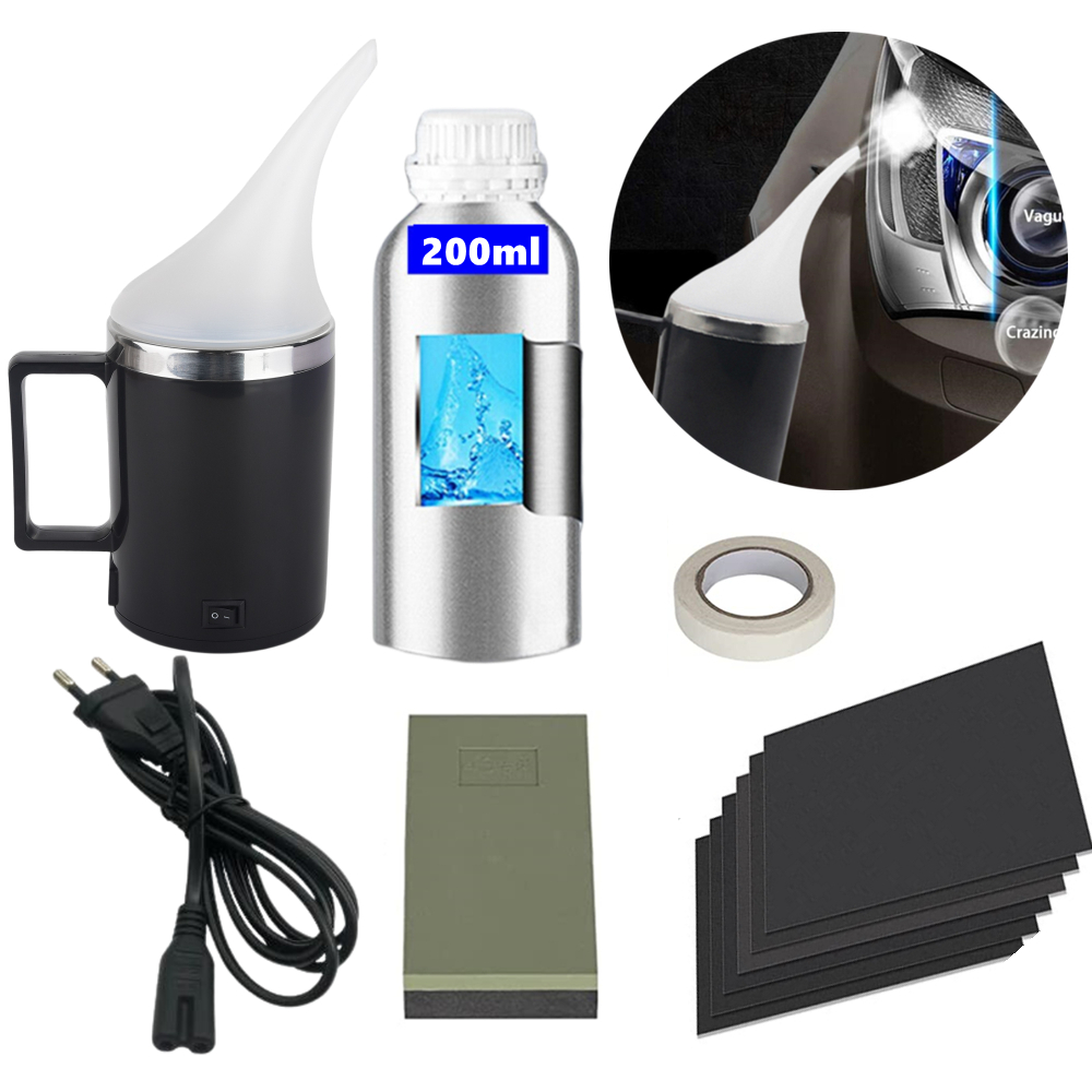 Headlight Aiming Tool - Headlight Polisher Steam Cleaner Polishing Kit
