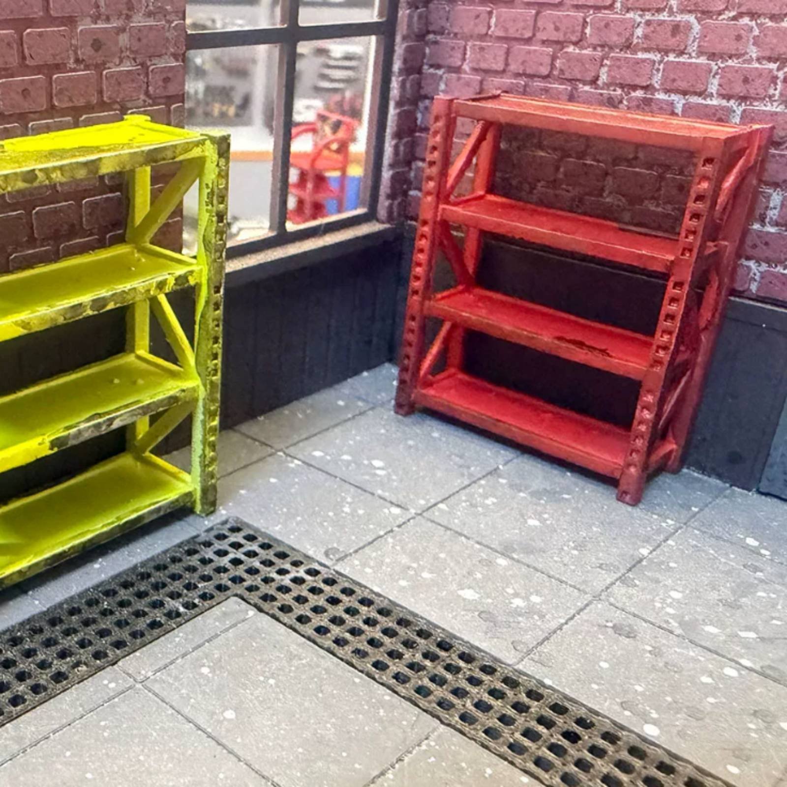 1/64 Garage Shelf Realistic De - Auto Repair Shop In ulasan dan harga