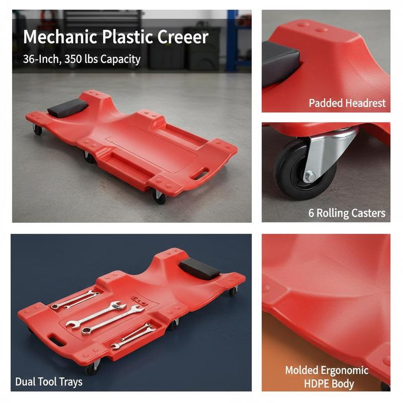 Rolling Creeper Board 36-Inch  - Auto Repair Shop In ulasan dan harga