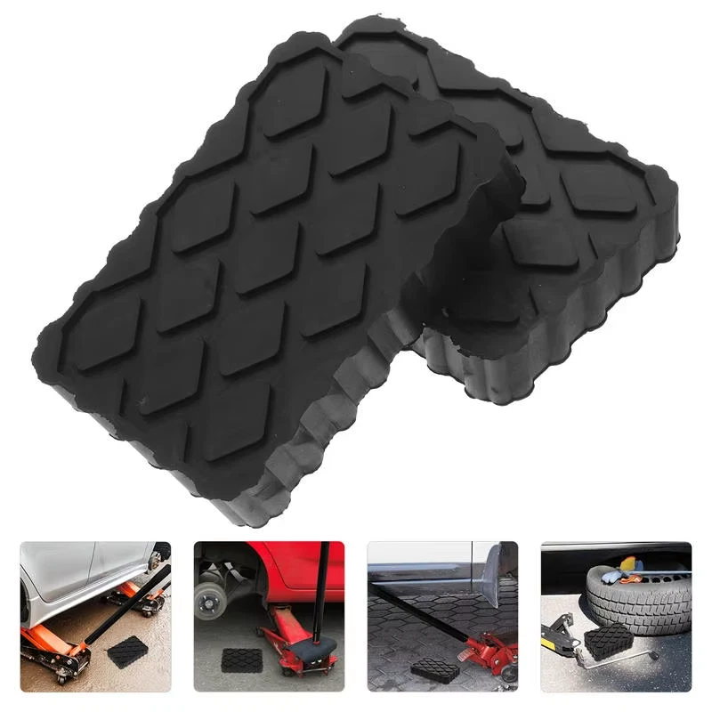 2Pcs Car Jack Rubber Pad Lift  - Transmission Jack Adapter ulasan dan harga