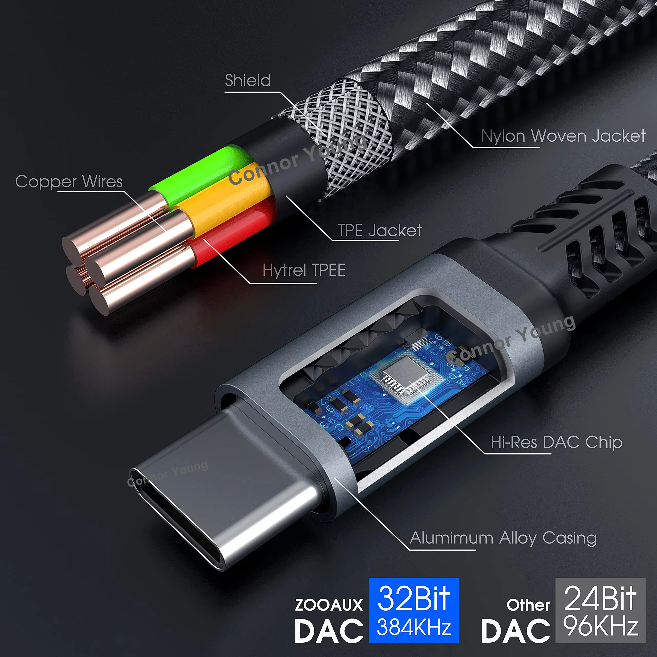 OTG 2 in 1 Elbow Usb Type C to - Transmission Jack Adapter ulasan dan harga