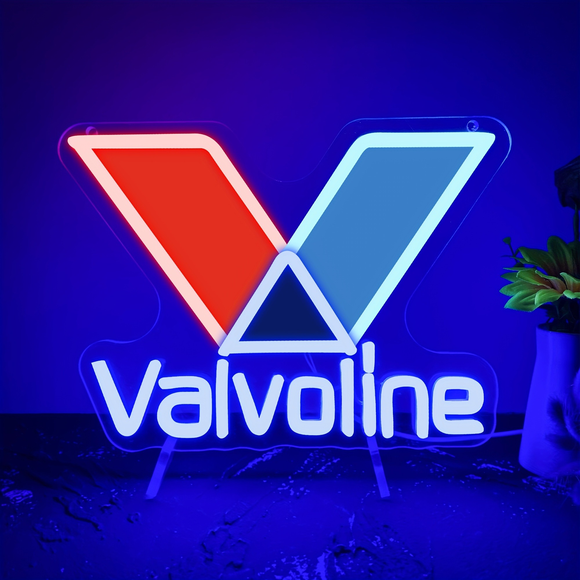 Valvoline Engine Oil Neon Sign - Auto Repair Shop Signs ulasan dan harga