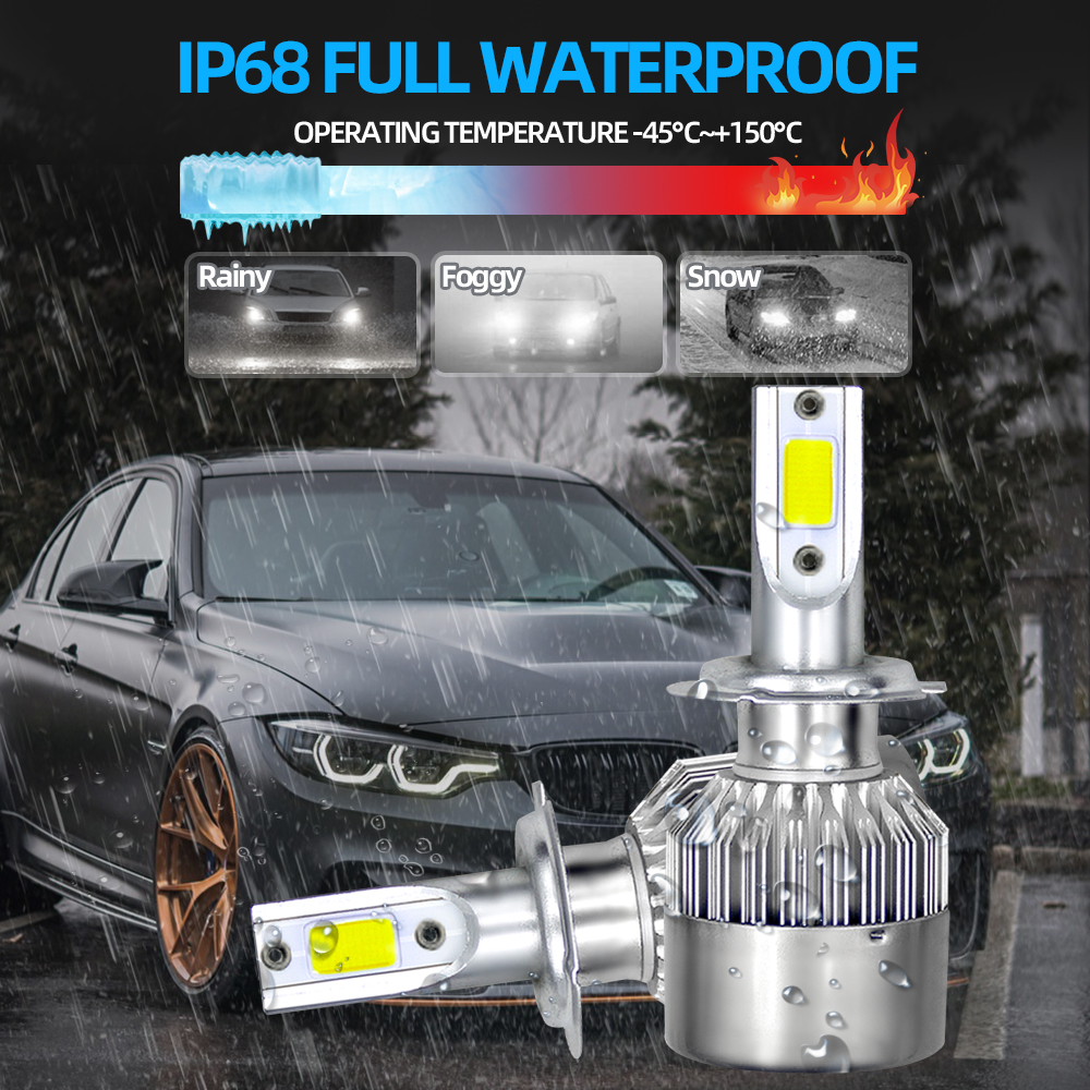 LED Car Headlight Bulbs 9005 H - Headlight Aiming Tool ulasan dan harga