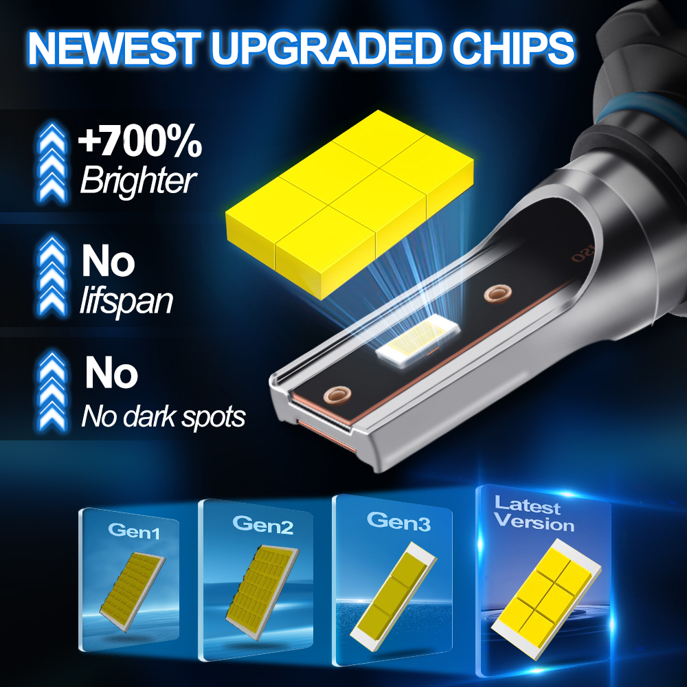 6Pcs 30000LM Canbus Car LED He - Headlight Aiming Tool ulasan dan harga