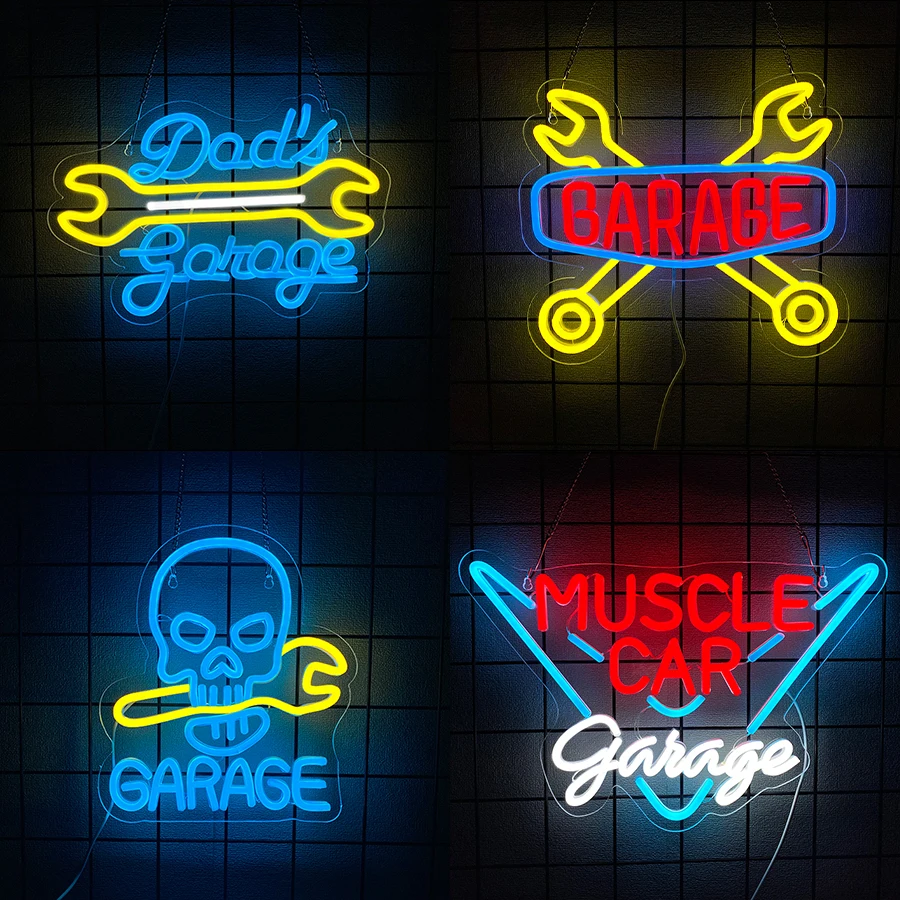 Light Up Sign For Man Cave,Aut - Auto Repair Shop Signs ulasan dan harga