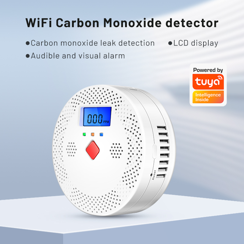 Tuya WiFi Smart Carbon Monoxid - Smoke Leak Detector ulasan dan harga