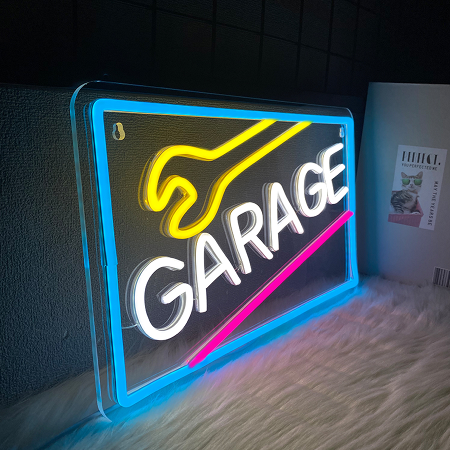 Garage Neon Sign For Wall Deco - Auto Repair Shop Signs ulasan dan harga