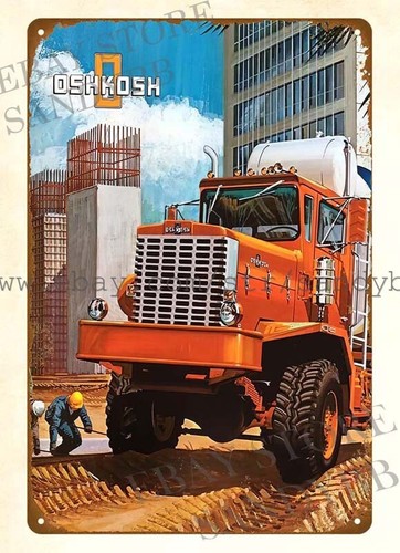 1973 Oshkosh heavy duty truck  - Auto Repair Shop Signs ulasan dan harga