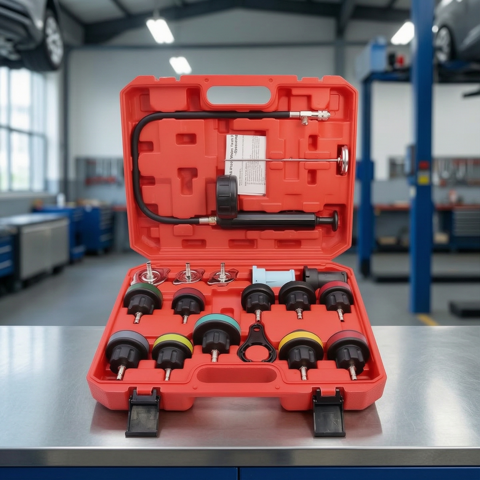 Water Tank Leak Tester Kit Por - Auto Repair Shop In ulasan dan harga