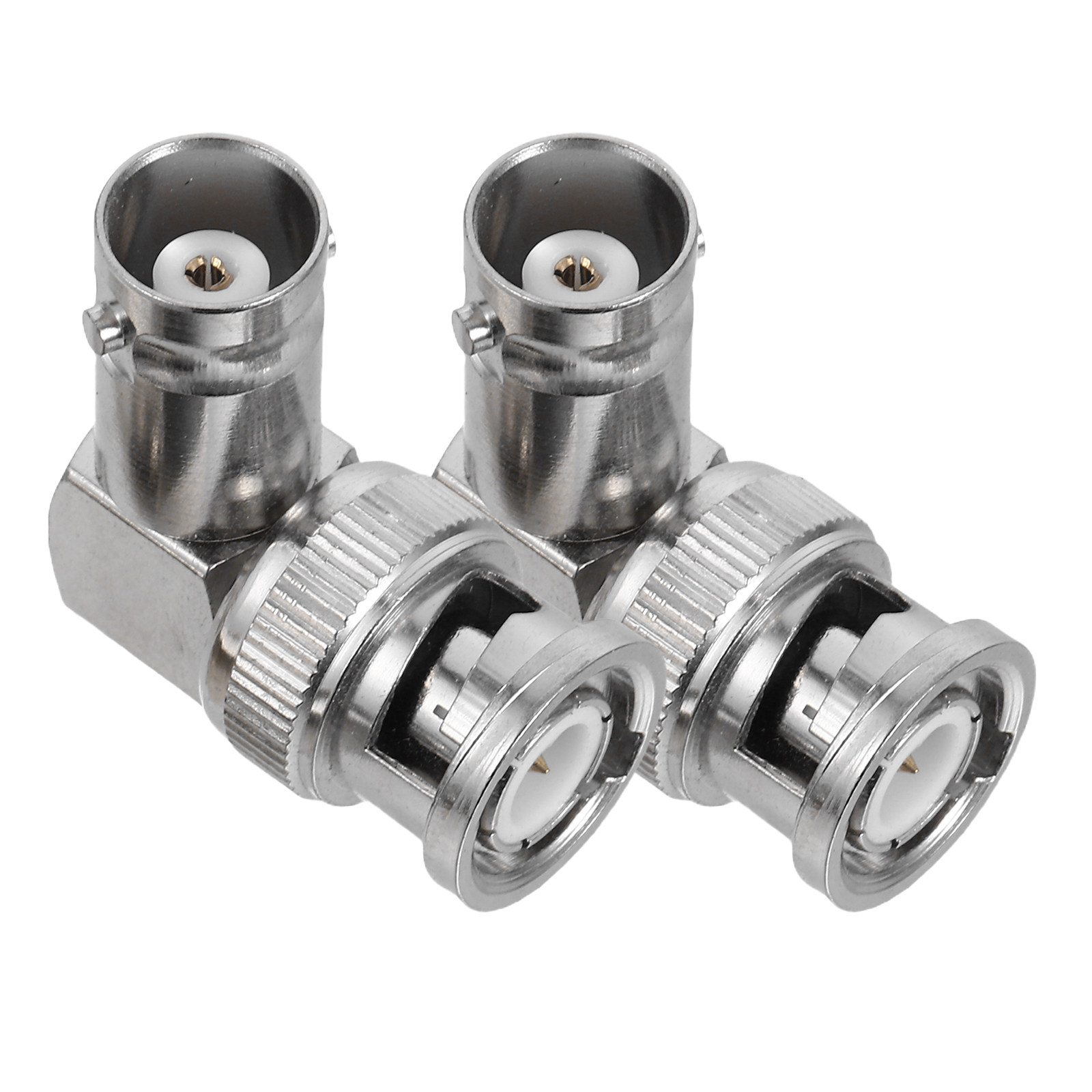 2Pcs Bnc Male to Female 90 Deg - Transmission Jack Adapter ulasan dan harga