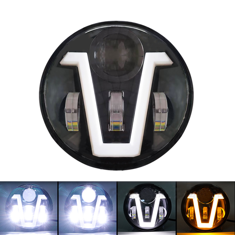 5.75 inch Motorcycle LED Headl - Headlight Aiming Tool ulasan dan harga