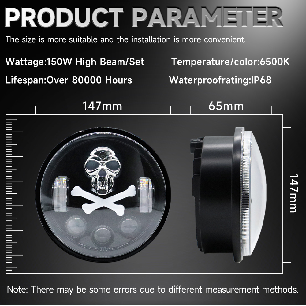 5.75 inch Motorcycle LED Headl - Headlight Aiming Tool ulasan dan harga