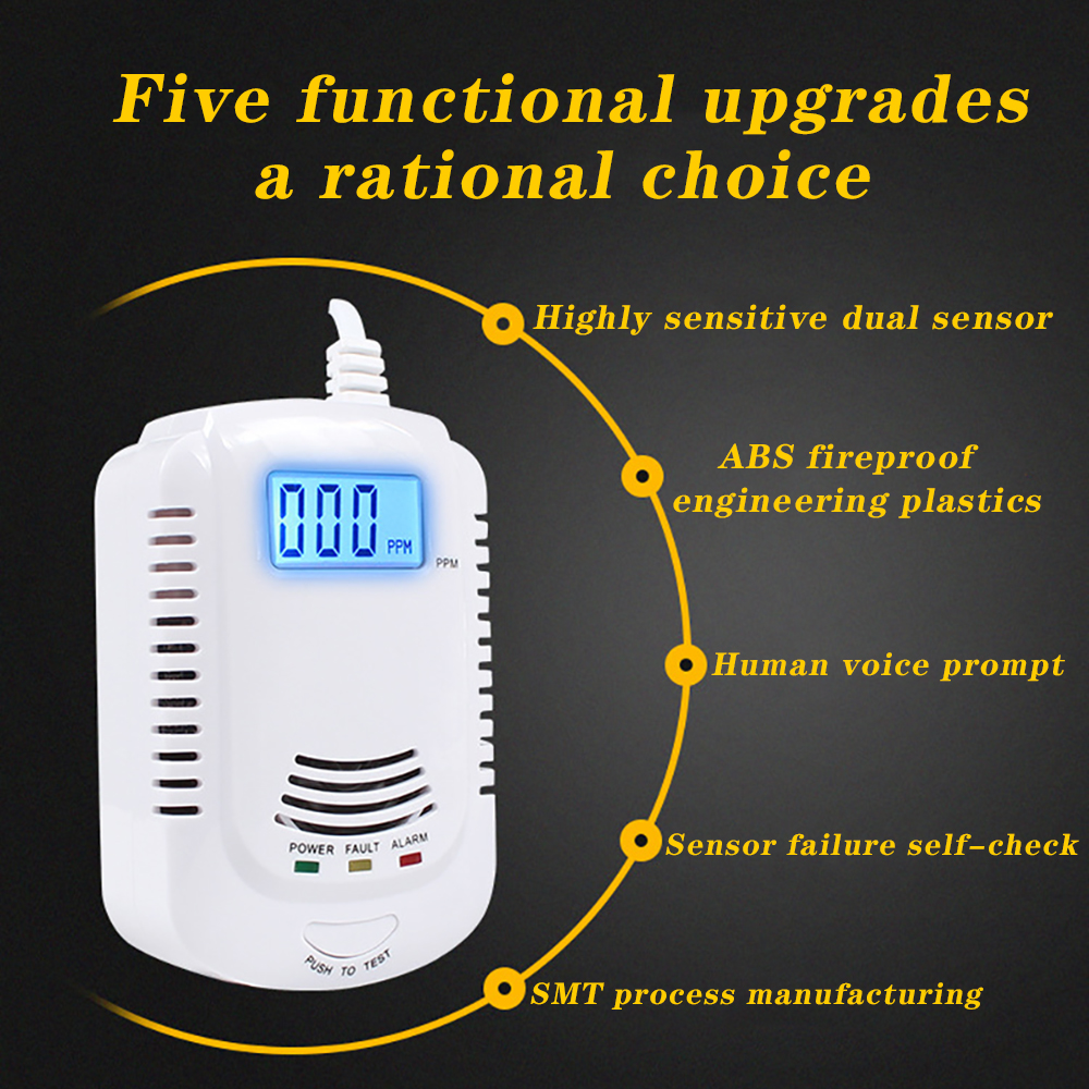 New CO Leak Detector 2-in-1 Ca - Smoke Leak Detector ulasan dan harga